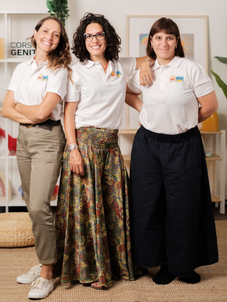 Sara Andreozzi, Giulia Romoli e Mariapaola Scuderi, specialiste Baby Signs Italia